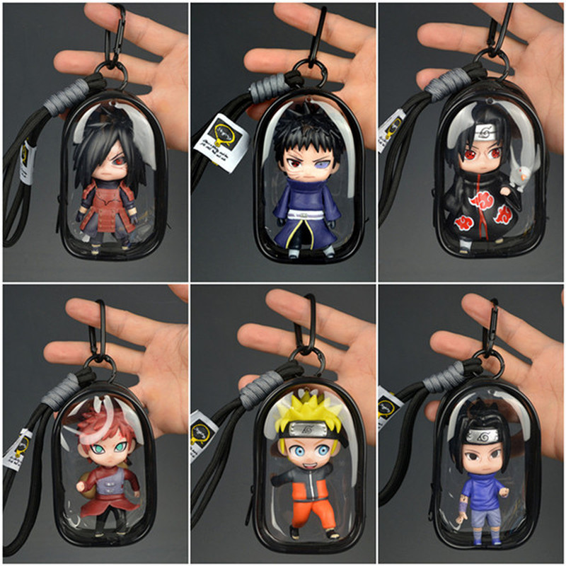 Anime Merchandise Keychain - Portachiavi Naruto Uchiha Obito Itachi Uchiha