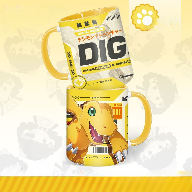 Anime Merchandise Mugs - Digimon personaggio anime merce cartone animato