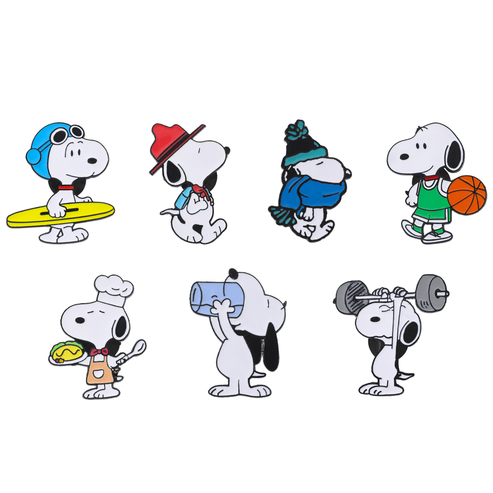Enamel Pin Set - 7 Pezzi Spilla Anime con Animali