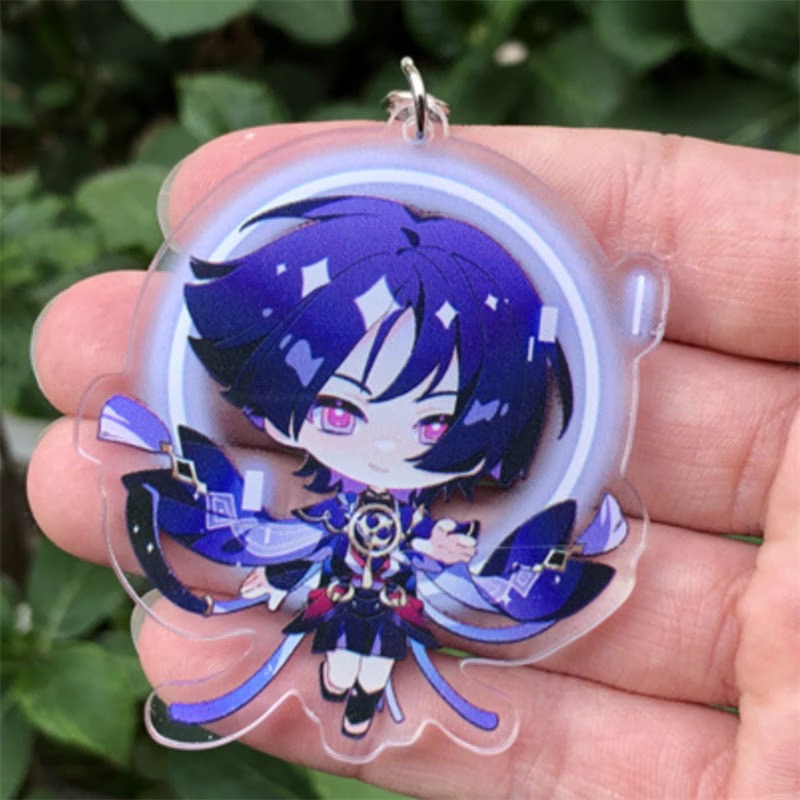 Top Anime Merchandise - Portachiavi Cosplay Genshin Impact, Ciondolo in