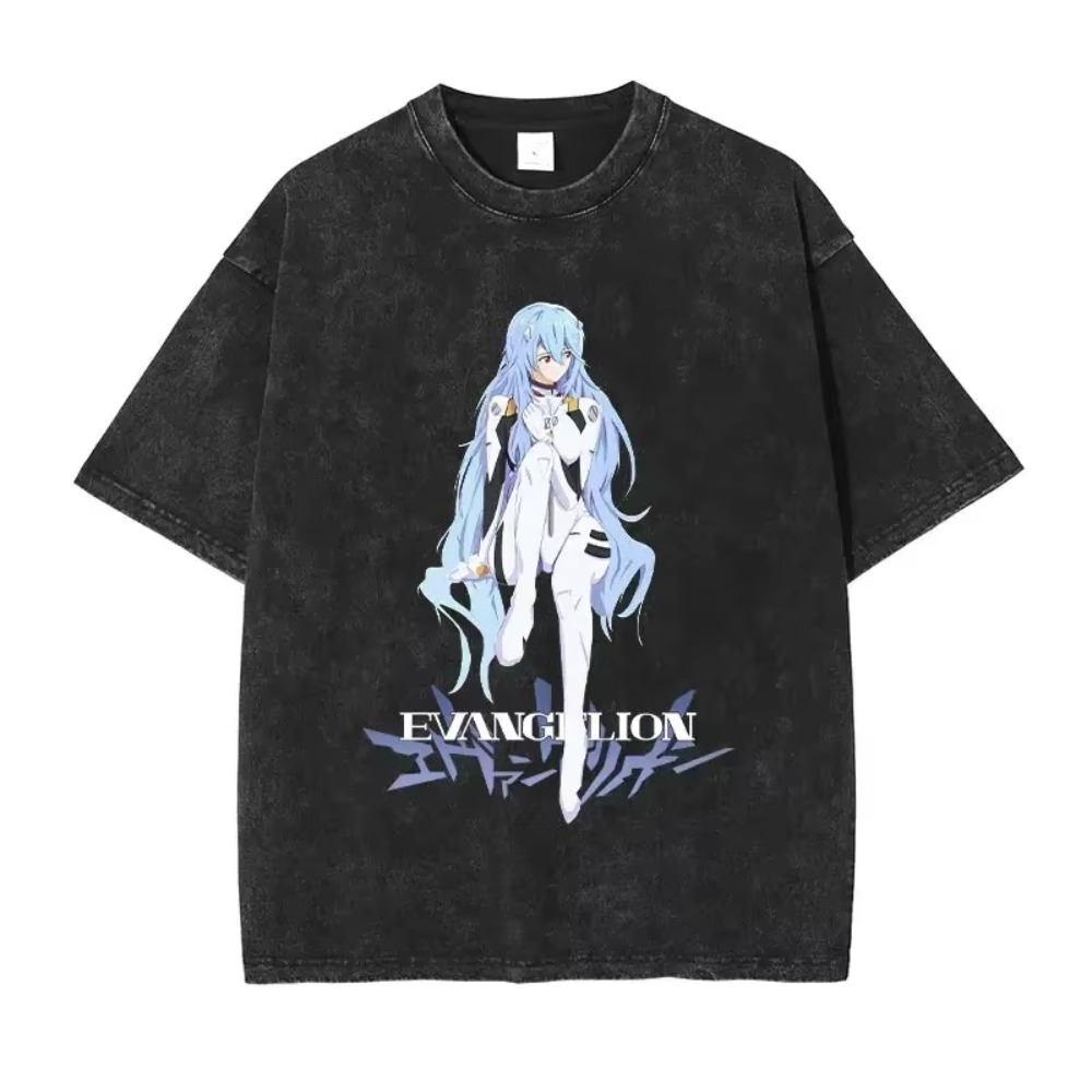 Anime Merchandise Store In Japan - T-shirt da uomo oversize Abbigliamento EVA