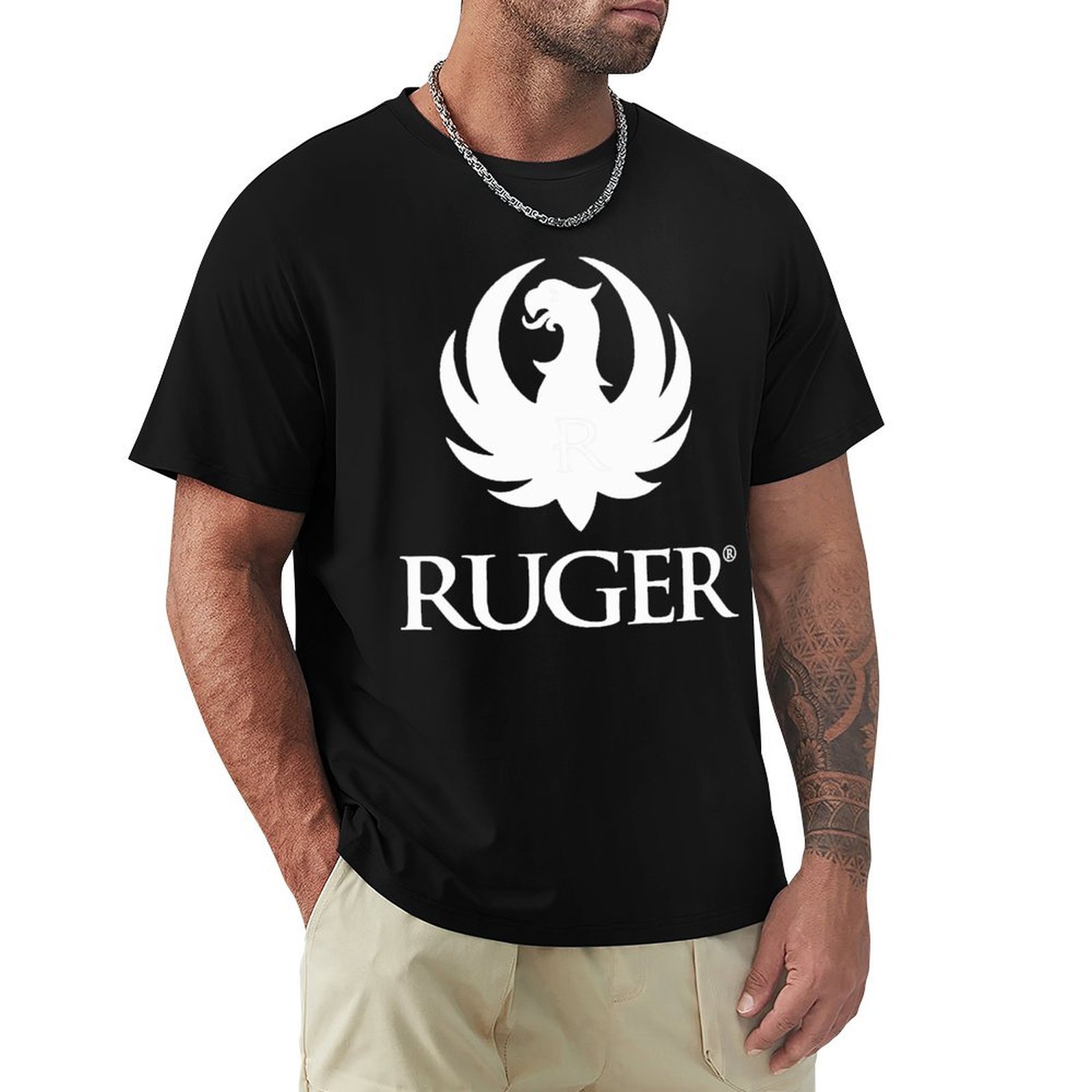 R/Anime Merchandise - Maglietta con logo R.uger, magliette anime
