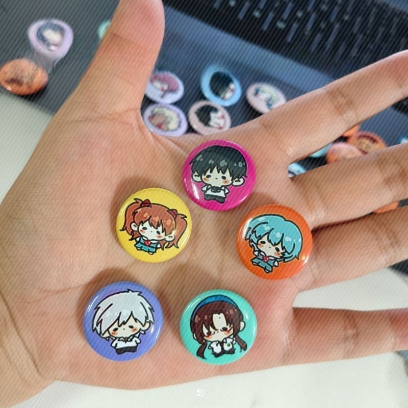 Pin Button Badge - 5 Pezzi Spille Decorative Mini Carine
