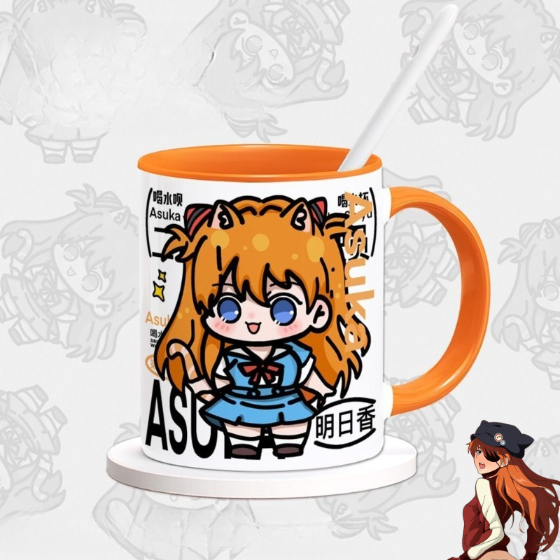 Anime Merchandise Mugs - Tazza EVA Asuka Langley Soryu, Merchandise