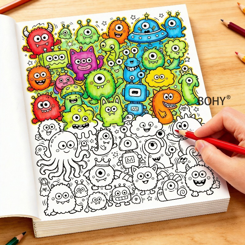 Art Book Illustration - Un libro di discompressione e colorazione