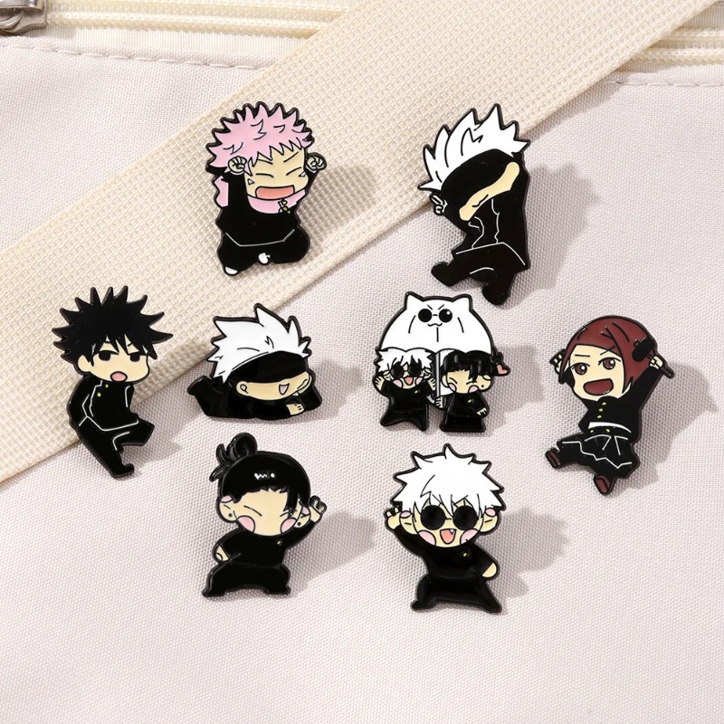 Enamel Pin Set - Set di 8 spille smaltate anime