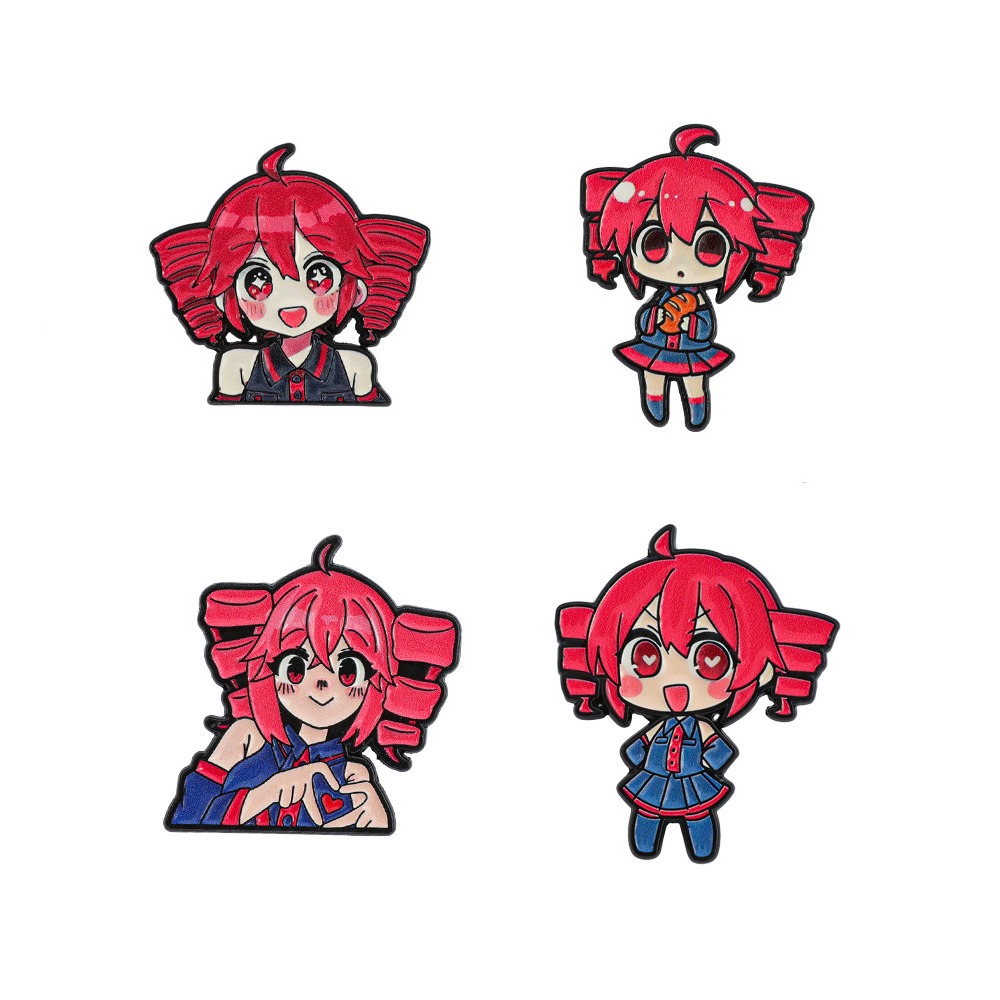 Set di 4 spille smaltate anime - Enamel Pin Set recensione e prezzo