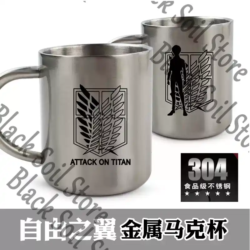 Tazza in Metallo di Levi Acker - Anime Merchandise Mugs recensione e prezzo