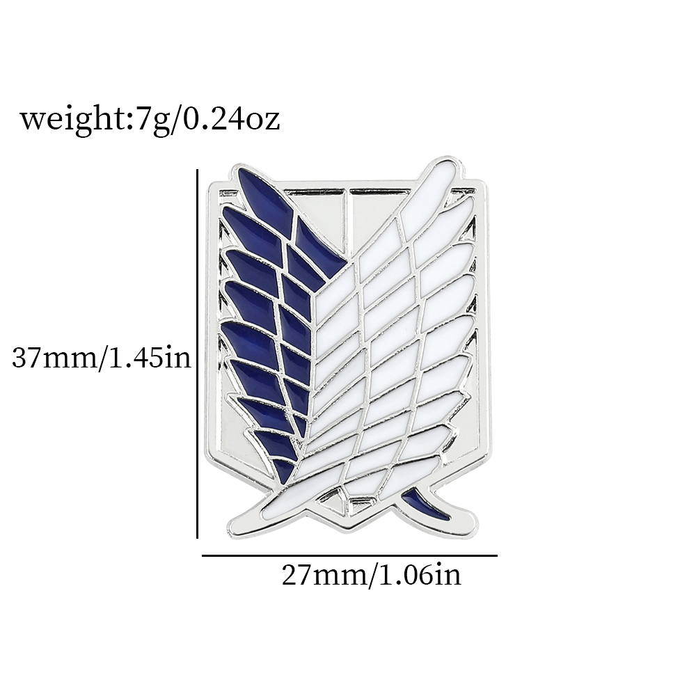 Spilla in smalto Anime L'attac - Enamel Pin Set recensione e prezzo