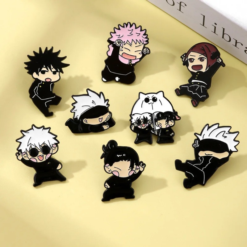Set di 8 spille smaltate anime - Enamel Pin Set recensione e prezzo