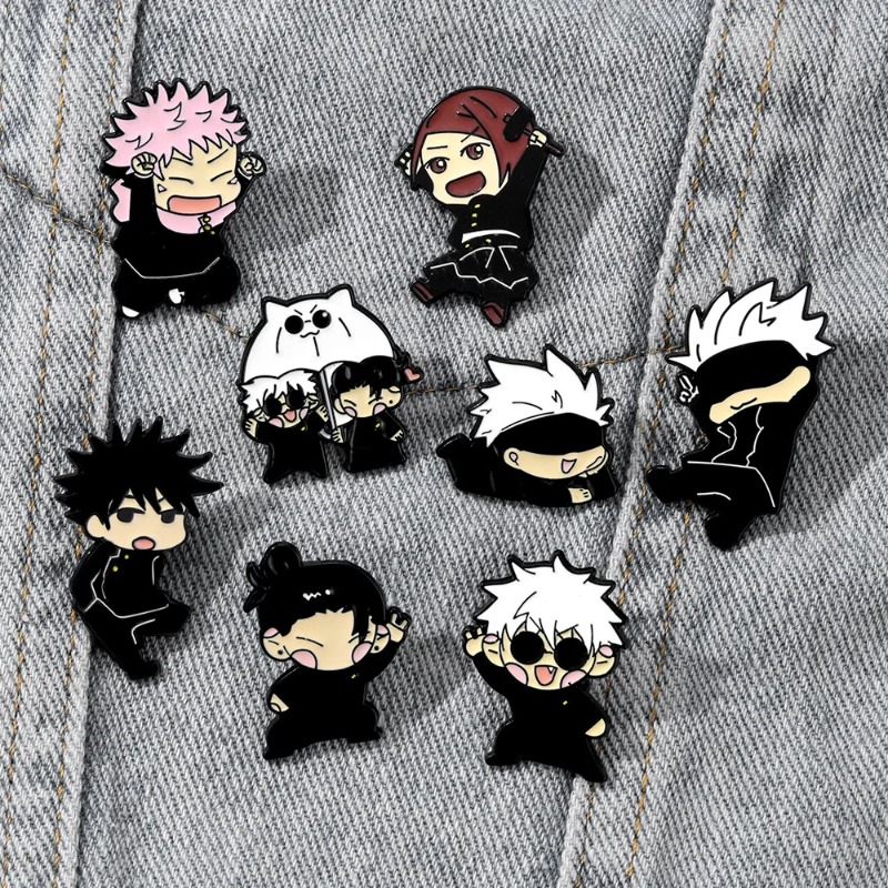 Set di 8 spille smaltate anime - Enamel Pin Set recensione e prezzo