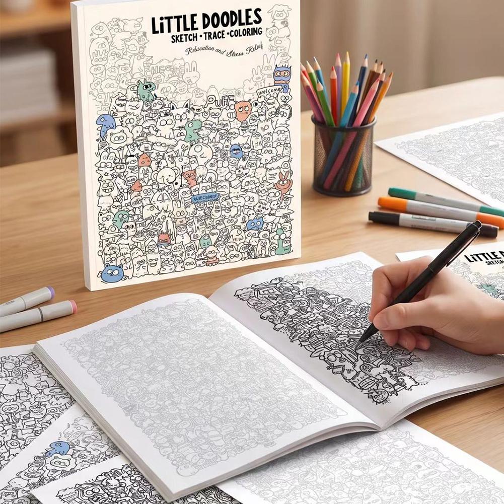 Pagine da colorare di Little D - Art Book Illustration recensione e prezzo