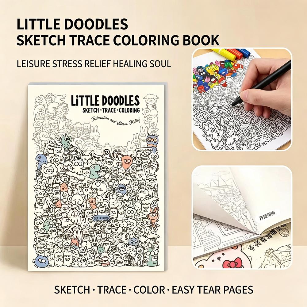 Pagine da colorare di Little D - Art Book Illustration recensione e prezzo